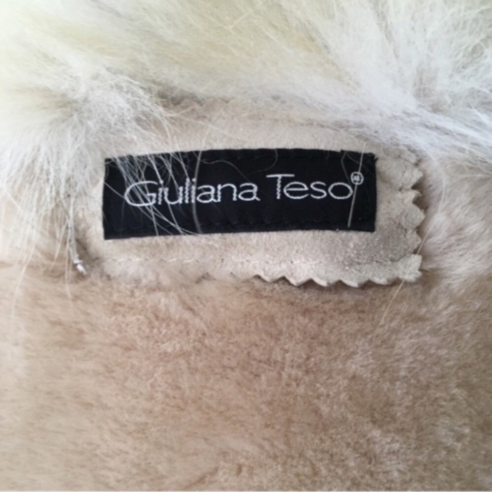 Vintage Giuliana Teso Shearling Fur Coat - Picture 8 of 16